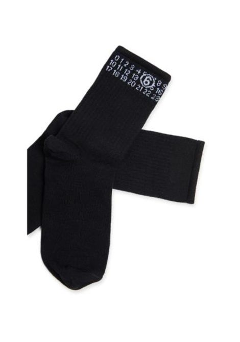 Calzino con logo MM6 KIDS MAISON MARGIELA | M60571 MM045M6900